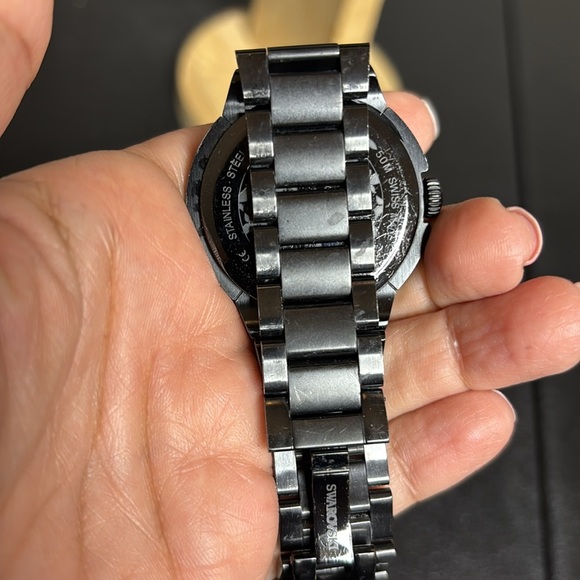 Swarovski City Black Stainless Steel Women's Bracelet Watch #5181626 Working 🙌🏼 - Picture 9 of 11